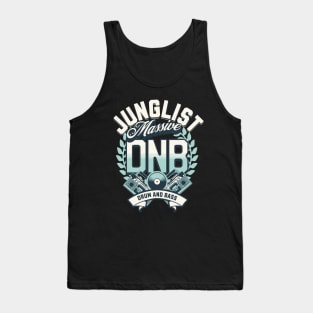 DNB - Junglist Massive(White/dark green/mint) Tank Top